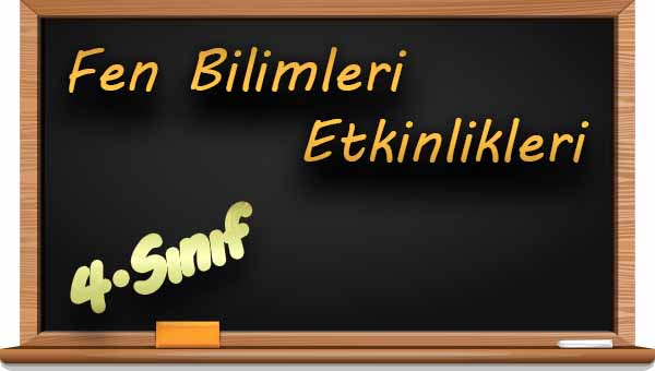 4. Sınıf Fen Bilimleri Destek ve Hareket Etkinliği