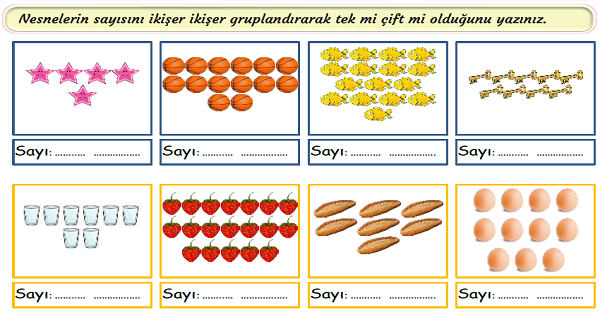 3. Sınıf Matematik Tek ve Çift Sayılar-1