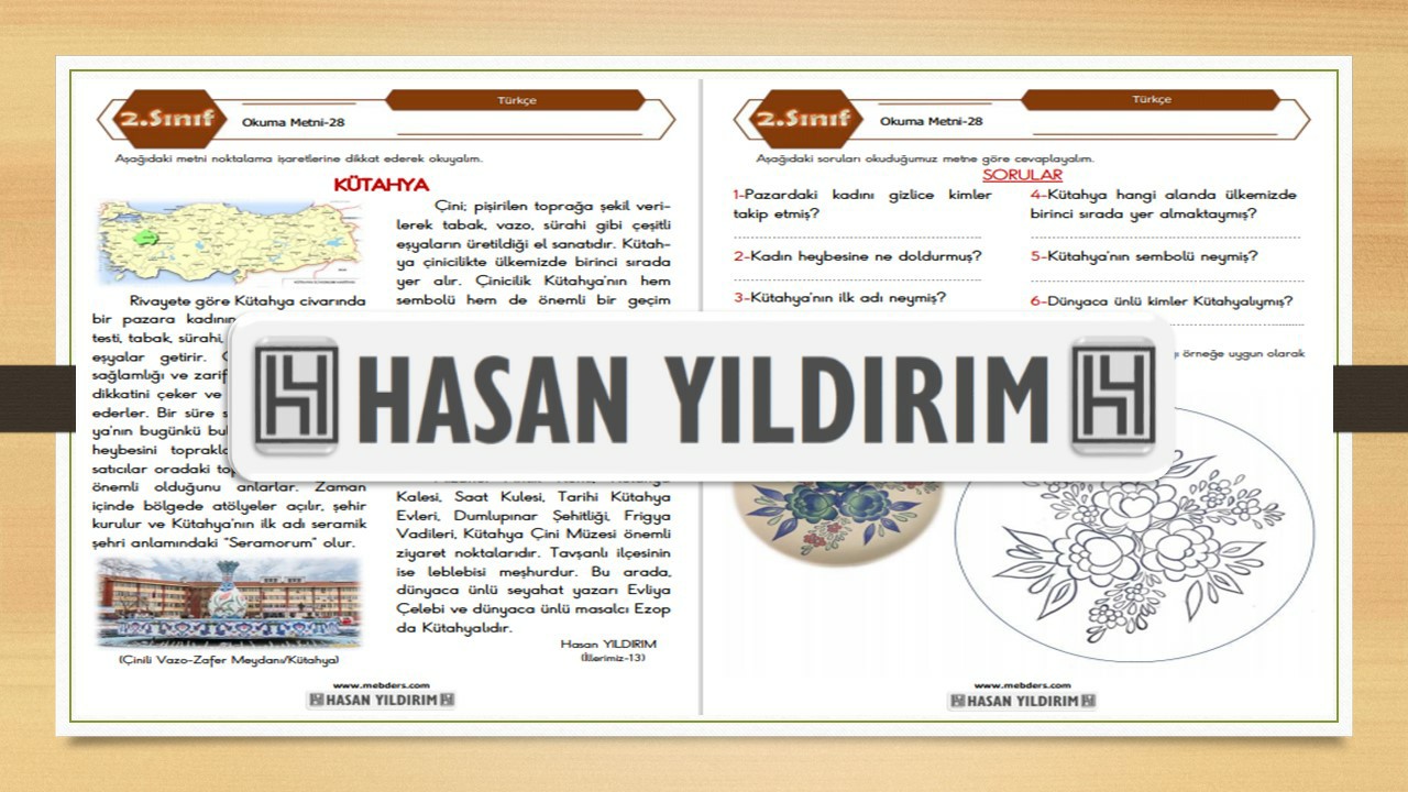 2. Sınıf Türkçe Okuma Metni-28 (Kütahya)