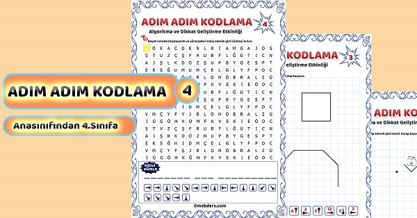 Adım Adım Kodlama Etkinliği 4 - Seviye 2