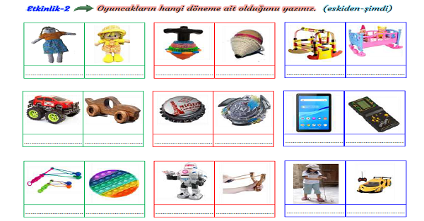 3. Sınıf Hayat Bilgisi Aile Büyüklerimiz de Çocuktu Etkinliği