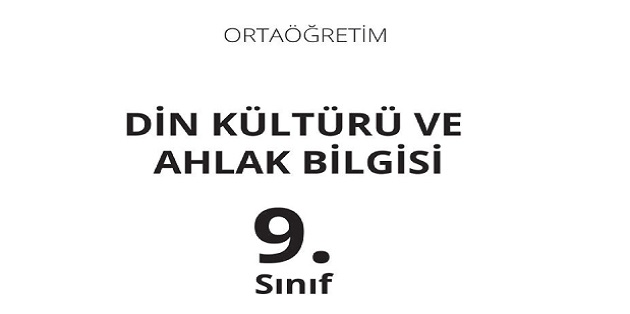 2023-2024 Eğitim Öğretim Yılı 9. Sınıf Din Kültürü ve Ahlak Bilgisi Ders Kitabı-MebYayınları