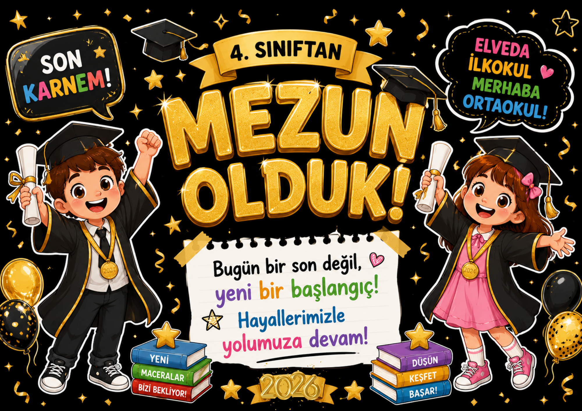 Mezuniyet Dijital Pano