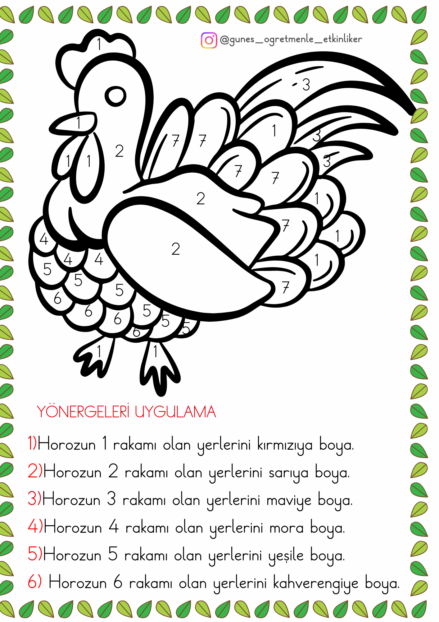 1. Sınıf H Sesi Okuma Anlama Metinleri