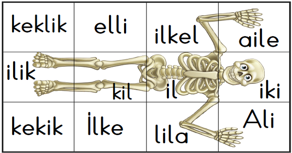 1. Sınıf İlk Okuma Yazma (İ-i Sesi) Puzzle Çalışmaları-2 Sayfa