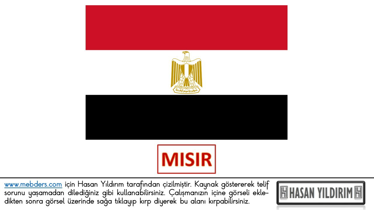 Mısır Bayrağı PNG