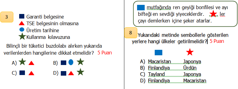 4. Sınıf Sosyal bilgiler 2. Dönem 2.Yazılı Seviye 2