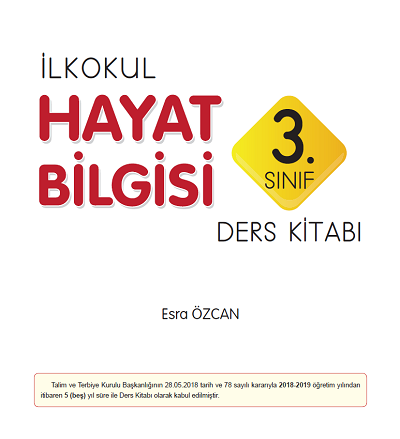 2018-2019 Yılı 3. Sınıf Hayat Bilgisi Evrensel İletişim Yayınevi Ders Kitabı pdf