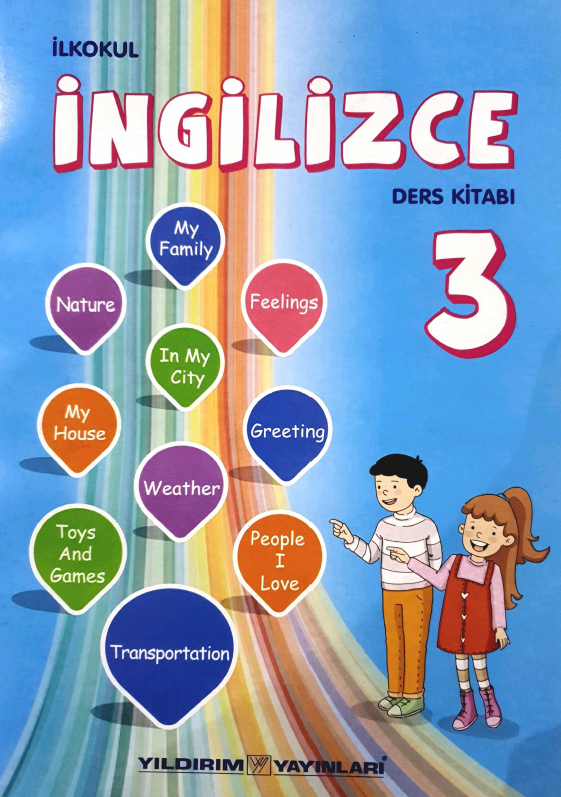2021-2022 Yılı 3. Sınıf İngilizce Ders Kitabı (Yıldırım Yayınları) pdf indir