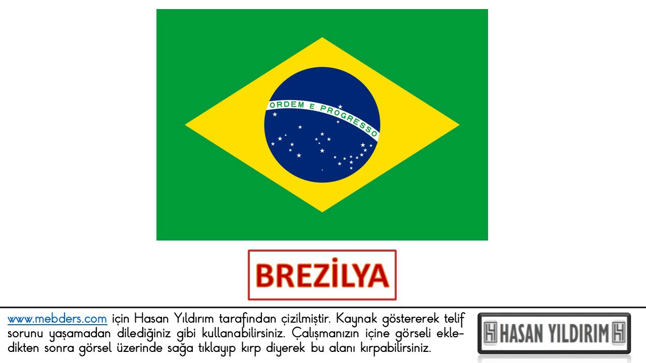 Brezilya Bayrağı PNG