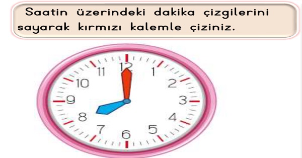 2. Sınıf Matematik Zamanı Ölçme Etkinliği-7