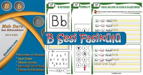 1. Sınıf İlkokuma B Sesi Fasikülü
