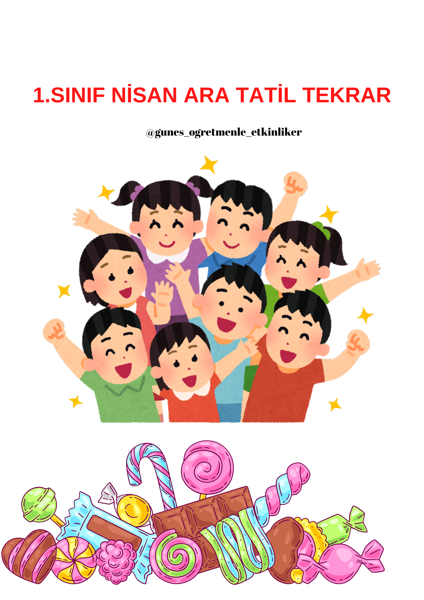 1. Sınıf Nisan Ara Tatil Ödevi