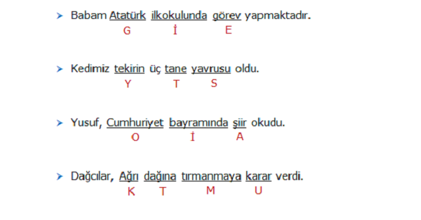 2. Sınıf Türkçe Yazım Kuralları Etkinliği 3
