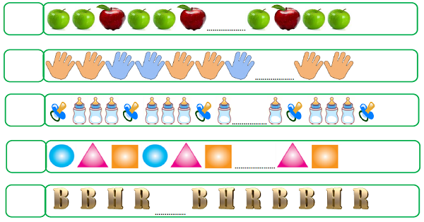 1. Sınıf Matematik Geometrik Örüntü-2