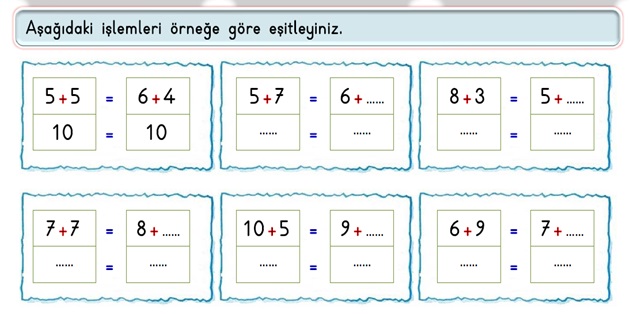 2. Sınıf Matematik Çıkarma İşlemi-Eşittir İşareti Etkinliği-1