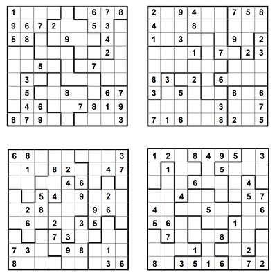 Parçalı Sudoku 4