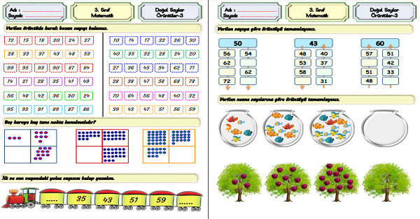 3. Sınıf Matematik Sayı Örüntüleri-3