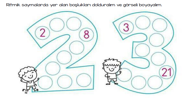 2. Sınıf Matematik Ritmik Sayma Etkinlikleri