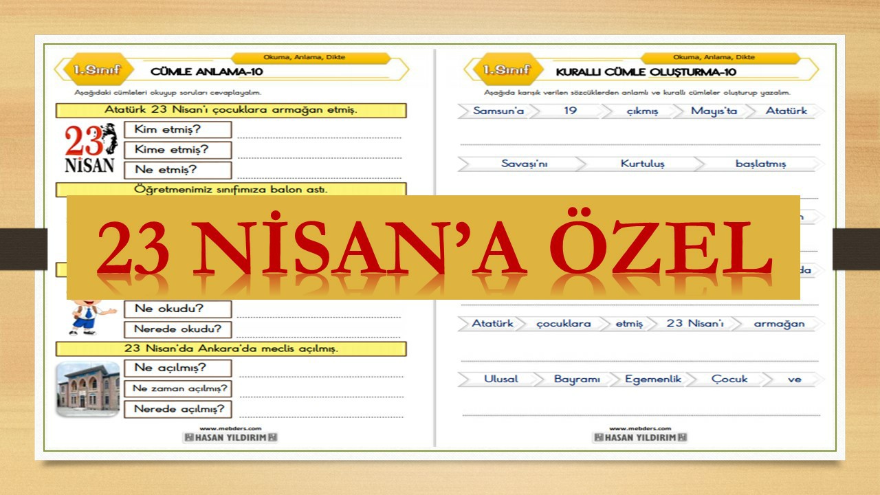 1. Sınıf Türkçe Cümle Anlama ve Kurallı Cümle Oluşturma-10