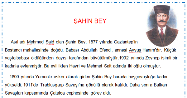 Şahin Bey Hayatı
