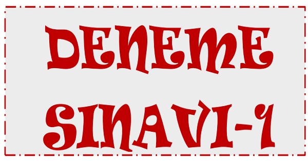 1. Sınıflar Deneme Sınavı 1