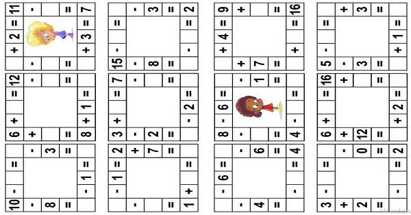 1. Sınıf Matematik Eğlenceli Toplama ve Çıkarma İşlemleri 2