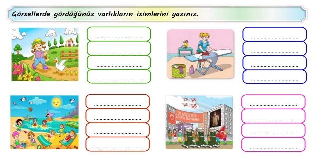 2. Sınıf Türkçe Görselleri Yorumlama Etkinliği-1