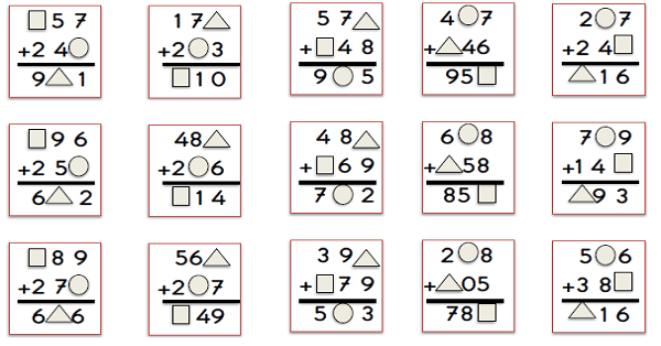 3. Sınıf - Matematik Toplamada Eksik Sayıları Bulma Etkinliği 3