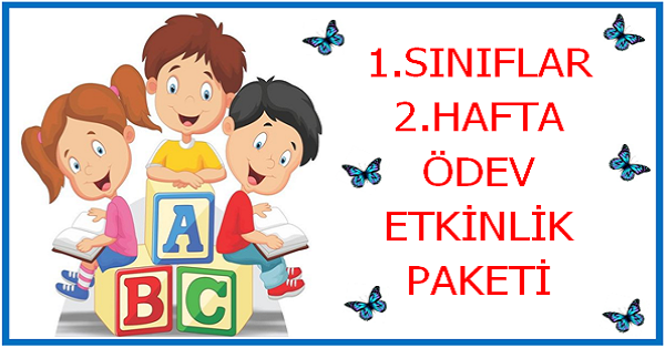 2023-2024 Yılı 1. Sınıf 2.Hafta Ödev, Etkinlik Paketi