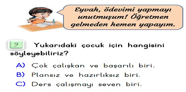2. Sınıf Hayat Bilgisi Okulumuzda Hayat Ünitesi-Yaprak Test-2