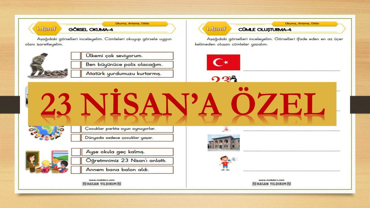1. Sınıf Türkçe Görsel Okuma ve Cümle Oluşturma-4