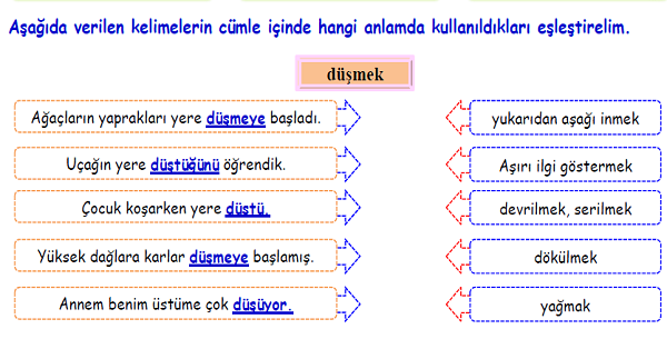 4. Sınıf Türkçe Kelimelerin Anlamlarını Tahmin Etme-3