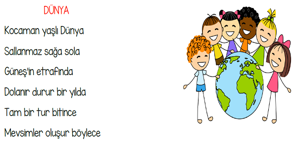 2. Sınıf Hayat Bilgisi Dünya Etkinliği