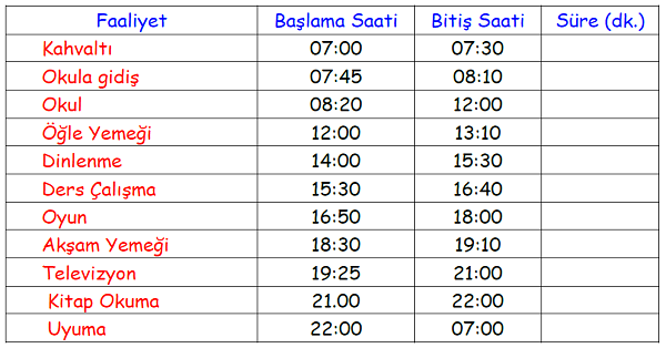 4. Sınıf Matematik Zamanı Ölçme-7