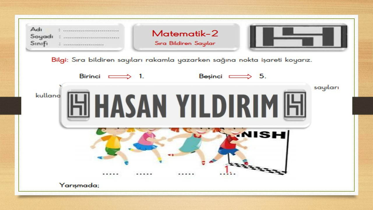 2. Sınıf Matematik Sıra Bildiren Sayılar Çalışma Sayfaları
