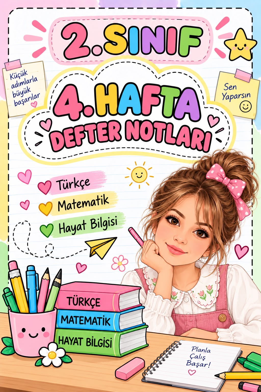 2.Sınıf 4.Hafta Defter Notları