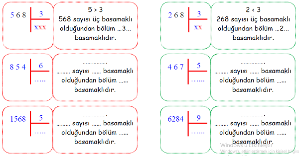 4. Sınıf Matematik Bölme İşlemi (Bölüm Kaç Basamaklı)-3