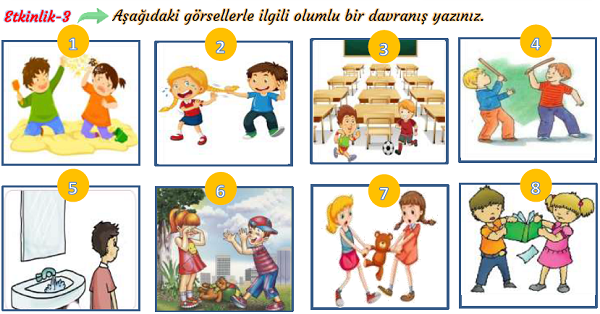 3. Sınıf Hayat Bilgisi Arkadaşlarımızın Davranışlarının Etkileri