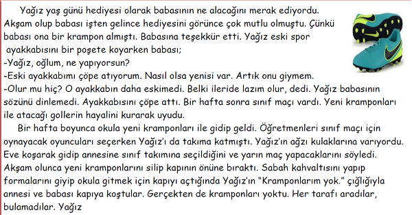 4. Sınıf Türkçe Atasözleri-4