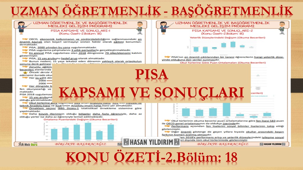 PISA Kapsamı ve Sonuçları (Konu Özeti-2.Bölüm:18)