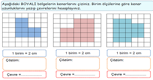4. Sınıf Matematik Çevre Ölçme (Kare ve Dikdörtgenin Çevre Uzunluklarını Bulma)-3