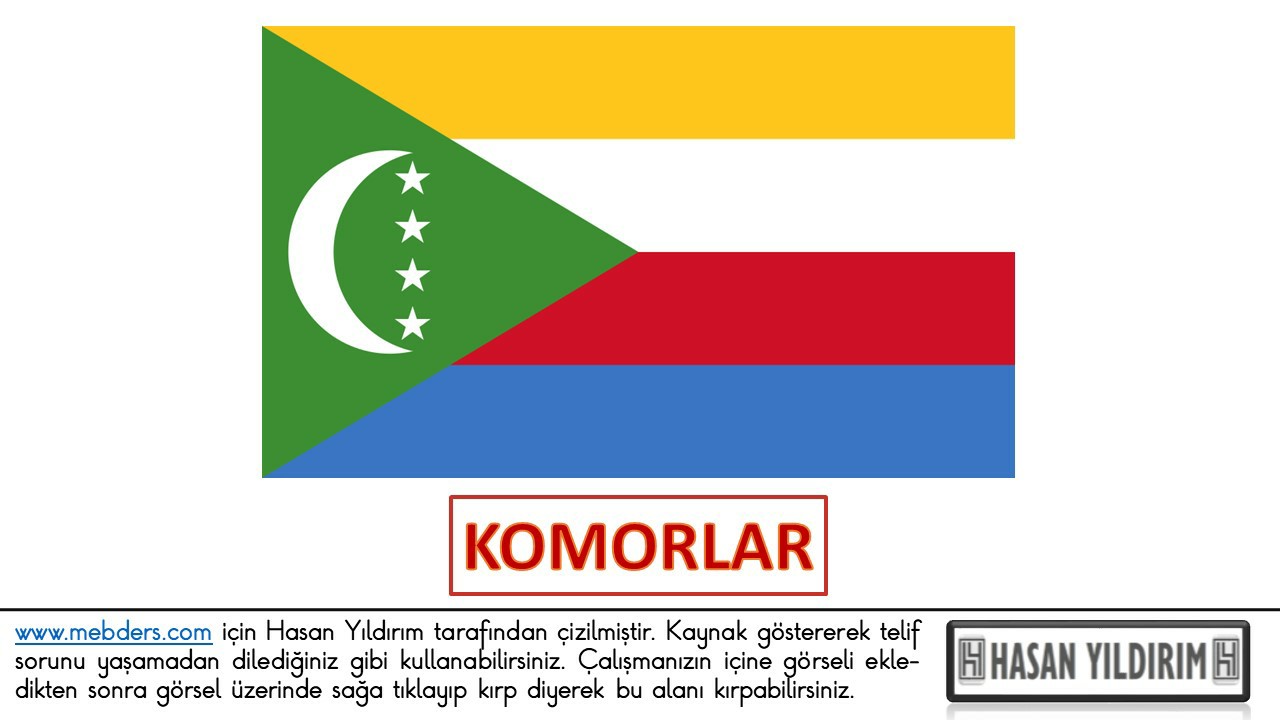 Komorlar Bayrağı PNG