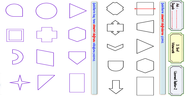 3. Sınıf Matematik Uzamsal İlişkiler (Simetri)-2