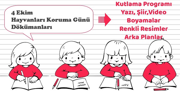 4 Ekim Hayvanları Koruma Günü Dökümanları