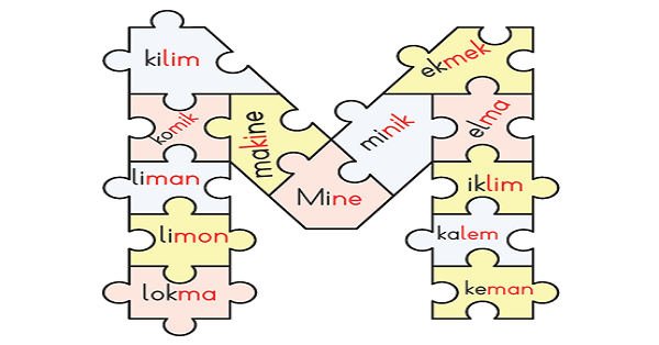 1. Sınıf İlk Okuma Yazma (M-m Sesi) Yapboz Etkinliği