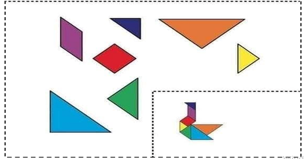 Tangram Kartları Etkinliği (Kuğu) 48