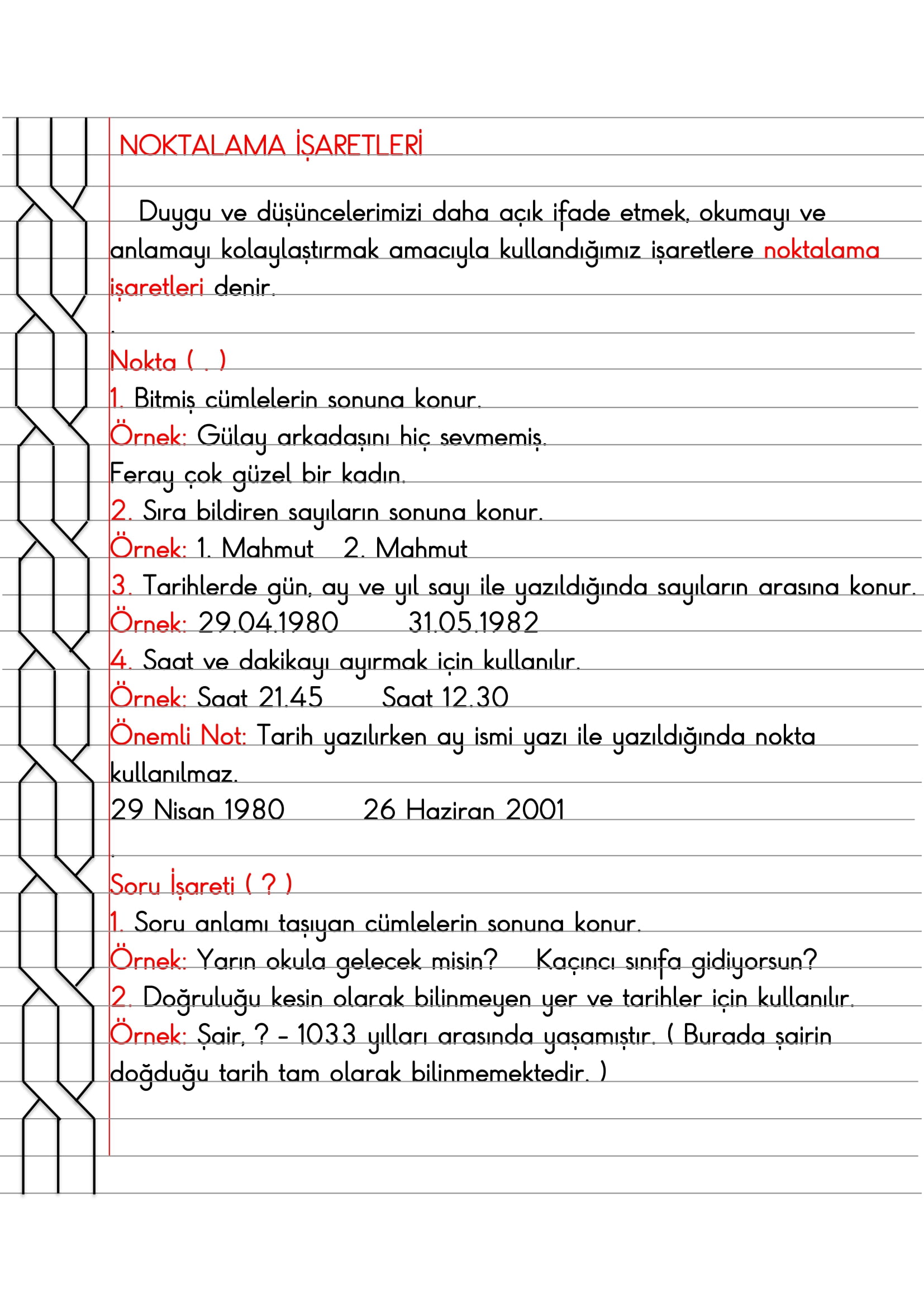 2. Sınıf - Türkçe Noktalama İşaretleri ( Nokta ve Soru İşareti ) Konu Anlatımı