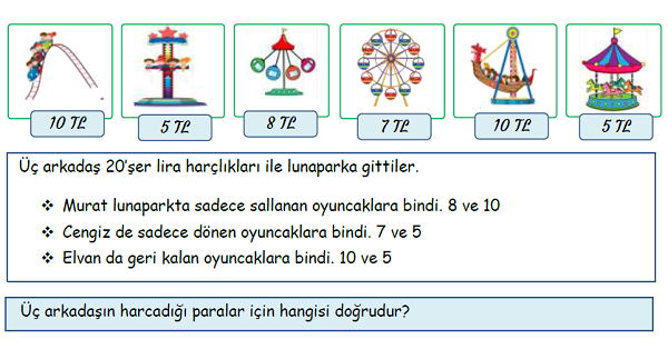 3. Sınıf Fen Bilimleri Varlıkların Hareketleri Yeni Nesil Sorular