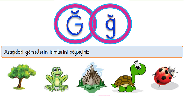 1. Sınıf İlk Okuma Yazma (Ğ-ğ) Sesi Tüm Etkinlikler